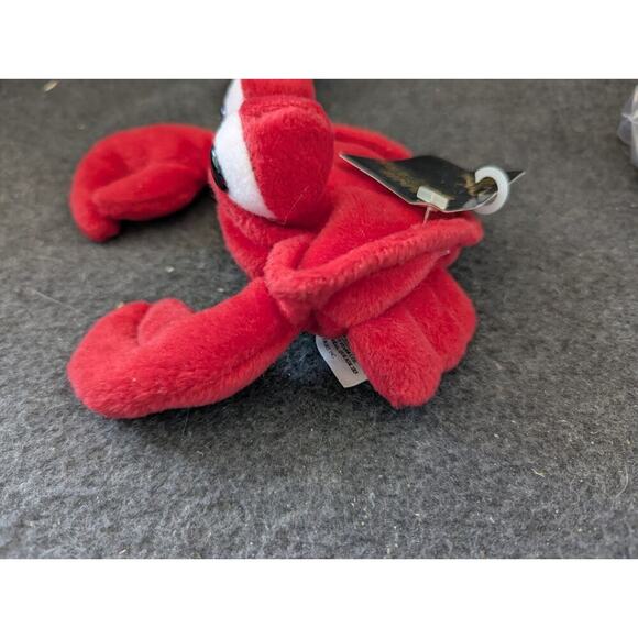 24K BEANIE BOPPERS "CRUSTY THE CRAB" 1997 PLUSH SPECIAL EFFECTS STUFFED ANIMAL - Picture 7 of 7
